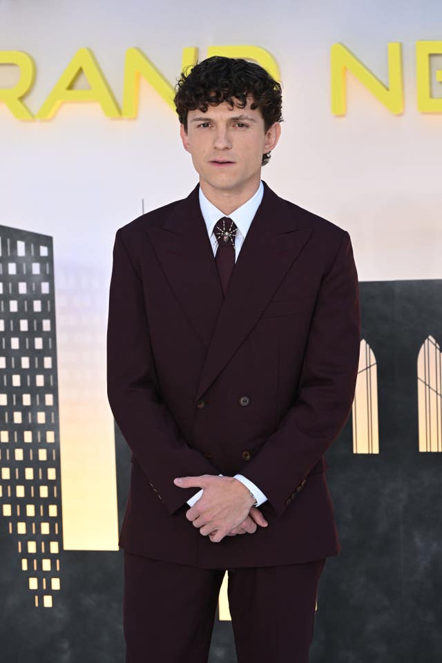 Tom Holland arrives for the UK premiere of Spider-Man Brand New Day at Odeon Luxe, Leicester Square, central London