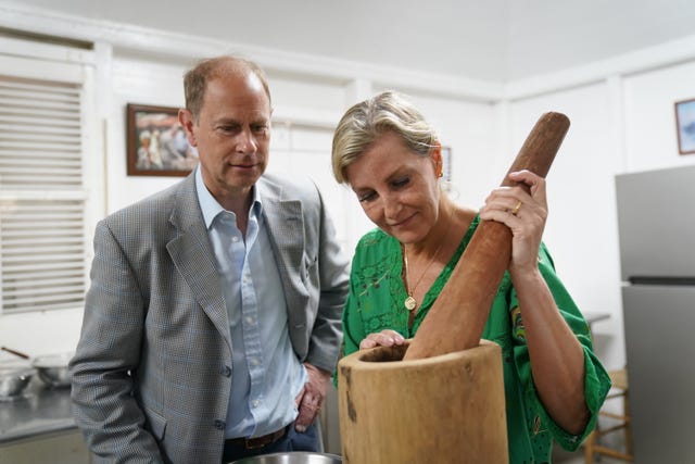 Earl and Countess of Wessex visit to the Caribbean – Day 6