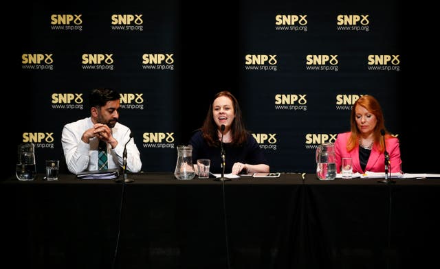 Humza Yousaf, Kate Forbes and Ash Regan