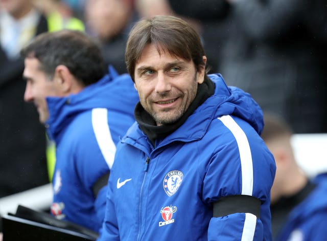 Antonio Conte insists he is happy with his Chelsea squad