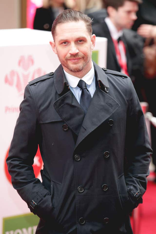 Tom Hardy was among those attending the royal event (Yui Mok/PA)