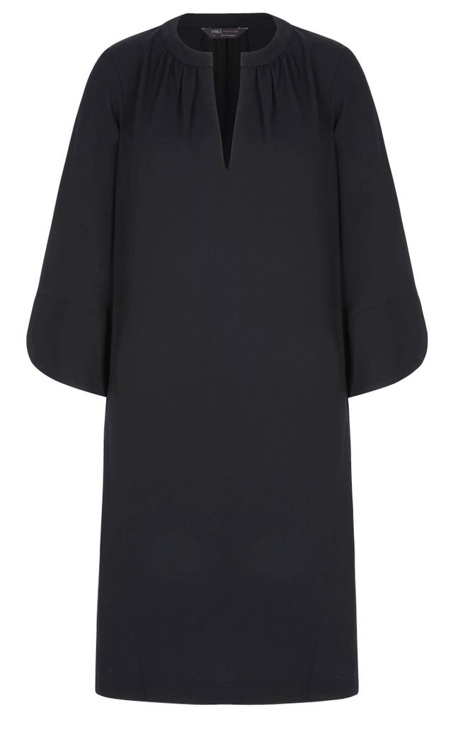 black dress from the Smart Works capsule collection