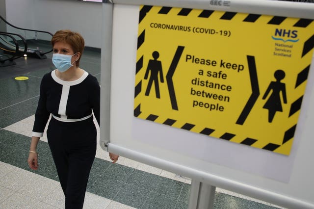First Minister Nicola Sturgeon