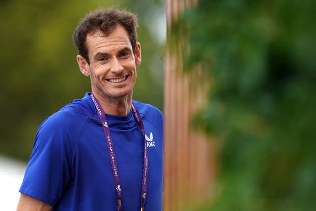 Andy Murray smiles