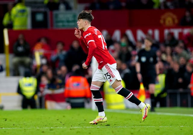 Alejandro Garnacho made his United debut against Chelsea last month