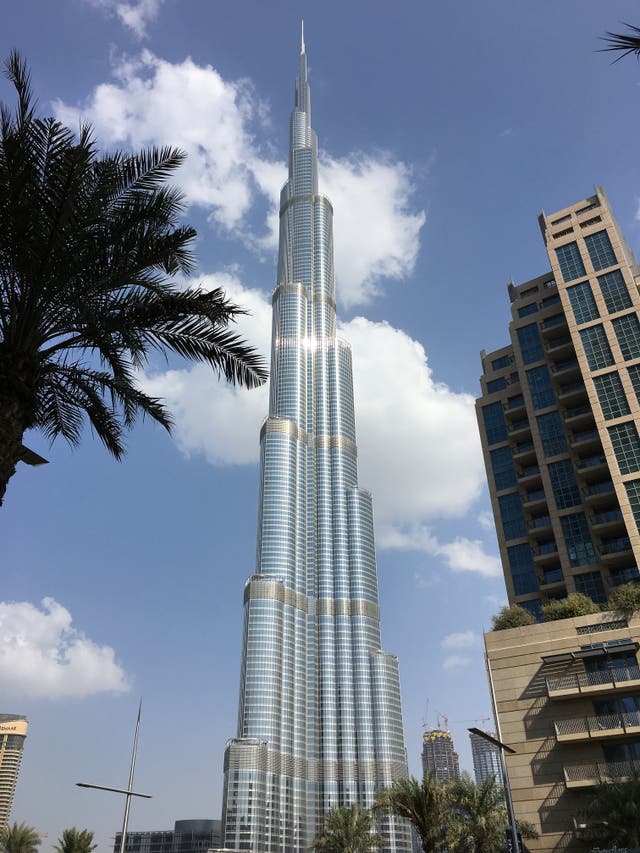 The Burj Khalifa in Dubai