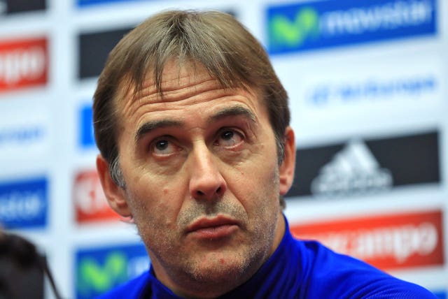 Lopetegui was sacked by Spain on the eve of the World Cup after agreeing to take over at Madrid following the finals.