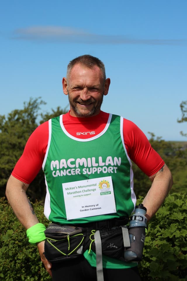 Gary McKee marathon challenge
