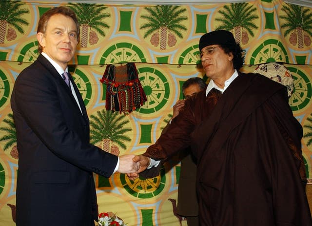 Tony Blair & Colonel Gaddafi