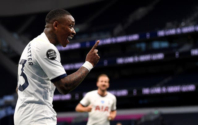 Steven Bergwijn's effort gave Spurs the lead in the 1-1 draw.