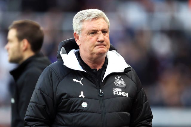 It was a frustrating day for Newcastle boss Steve Bruce