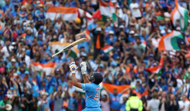 Rohit Sharma hit five centuries on his way to a tournament-leading 648 runs