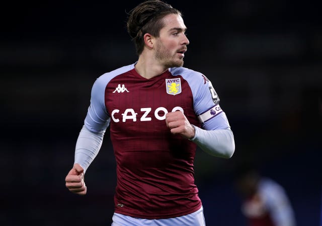 Jack Grealish missed Villa's 2-1 home defeat to Leicester on Sunday