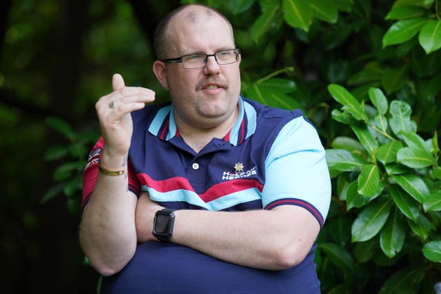 Trevor Cowell from Staffordshire shared his experience of PTSD after nearly two decades in the military