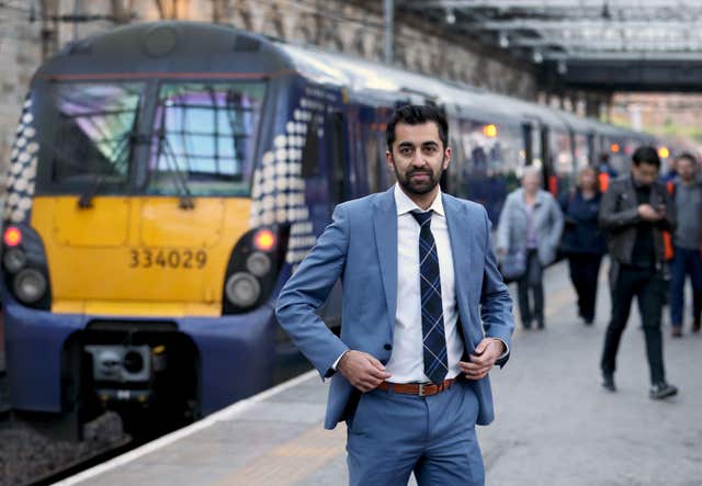 Transport Secretary Humza Yousaf (Jane Barlow/PA)