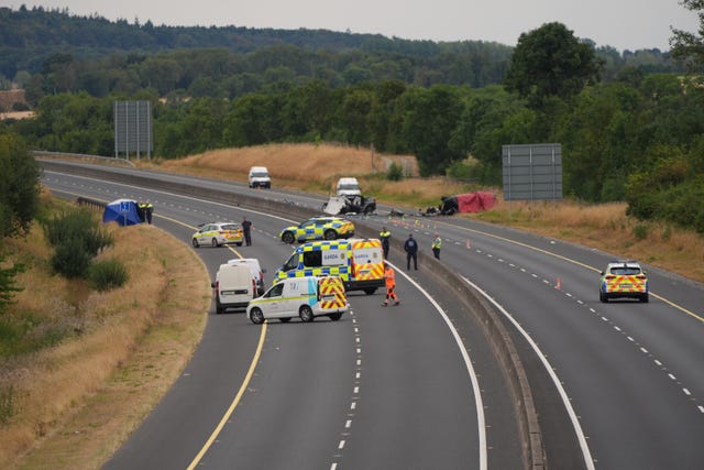 Crash on M9 in Co Kildare