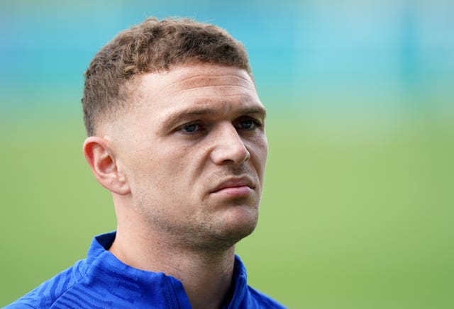 England's Kieran Trippier during a training session