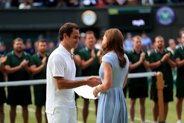 Kate and Federer