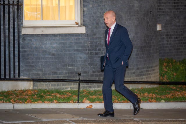 Defence Secretary John Healey arriving at 10 Downing Street
