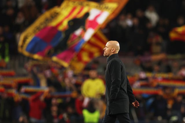 Erik ten Hag's side host Barcelona before the Carabao Cup final on Sunday