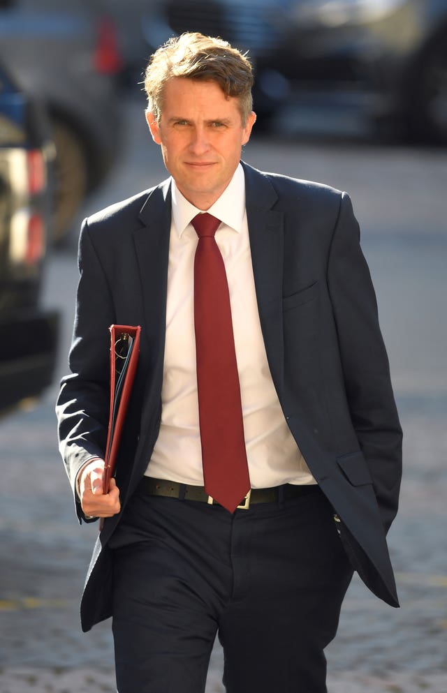 Education Secretary Gavin Williamson