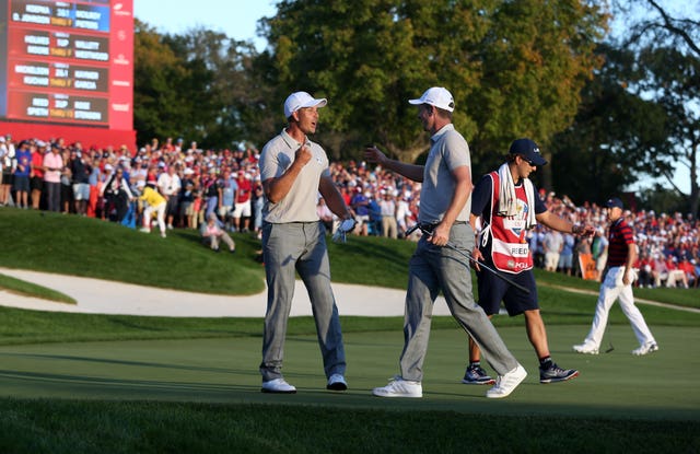 Europe’s Henrik Stenson and Justin Rose have enjoyed Ryder Cup success together 