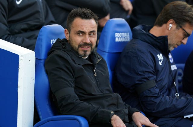 Brighton and Hove Albion Roberto De Zerbi