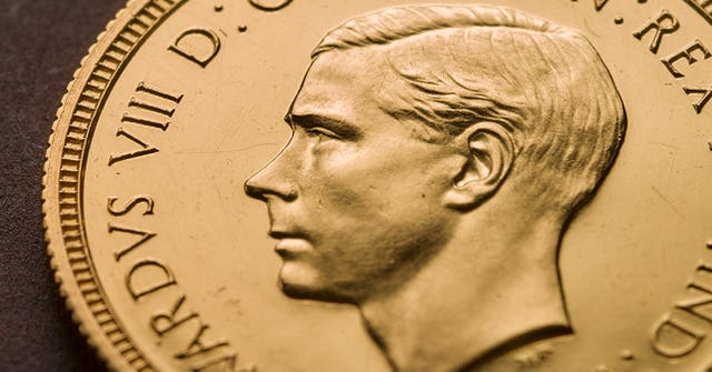 Edward VIII Sovereign coin