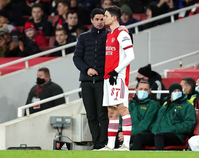 Mikel Arteta hoping to persuade hat-trick hero Eddie Nketiah to stay at Arsenal