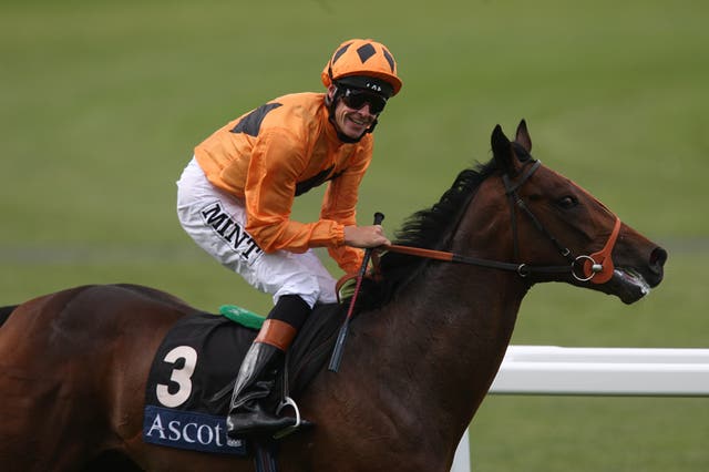 Richard Hughes and Canford Cliffs after winning the 2009 Coventry Stakes