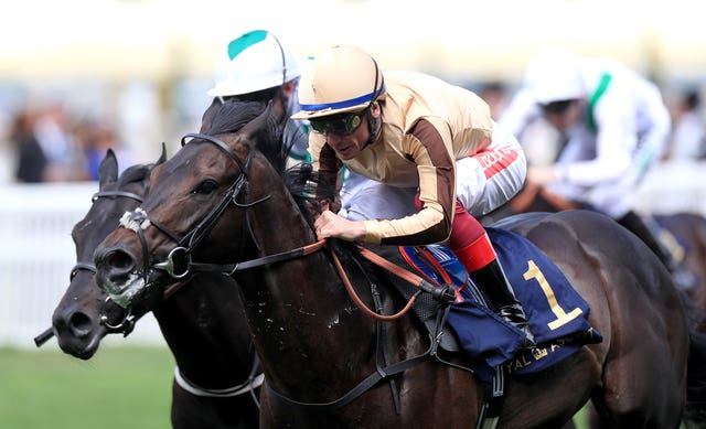 A'Ali runs in the Flying Childers Stakes at Doncaster
