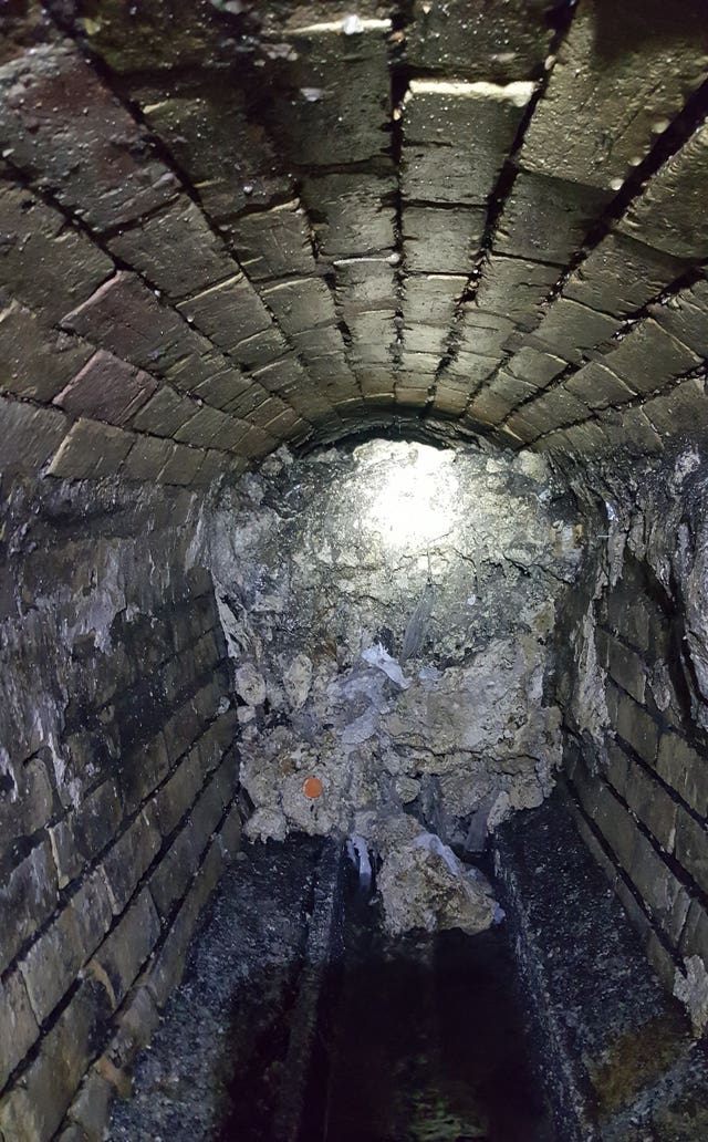 Fatberg found in London swerer