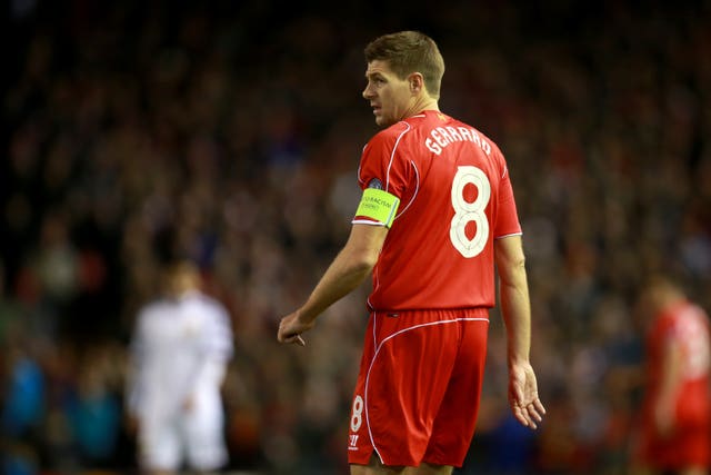 Steven Gerrard was Liverpool's number eight for 11 years (Peter Byrne/PA).