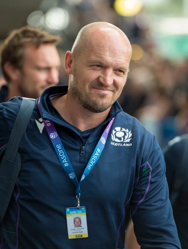 Gregor Townsend is pleased with his squad