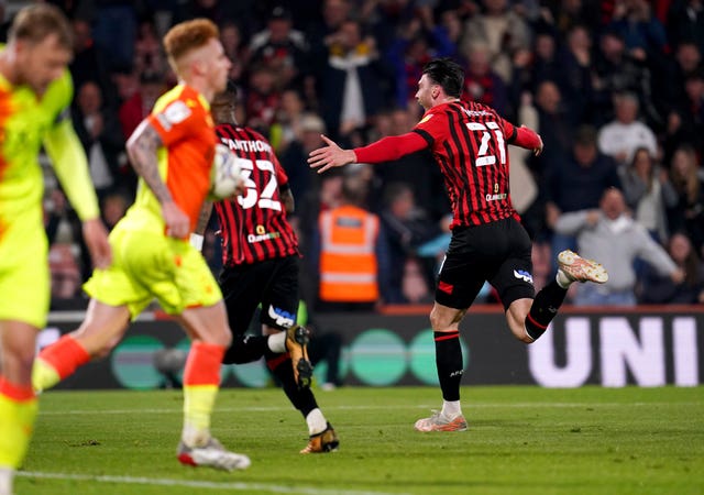 Super-sub Kieffer Moore fires Bournemouth back into Premier League