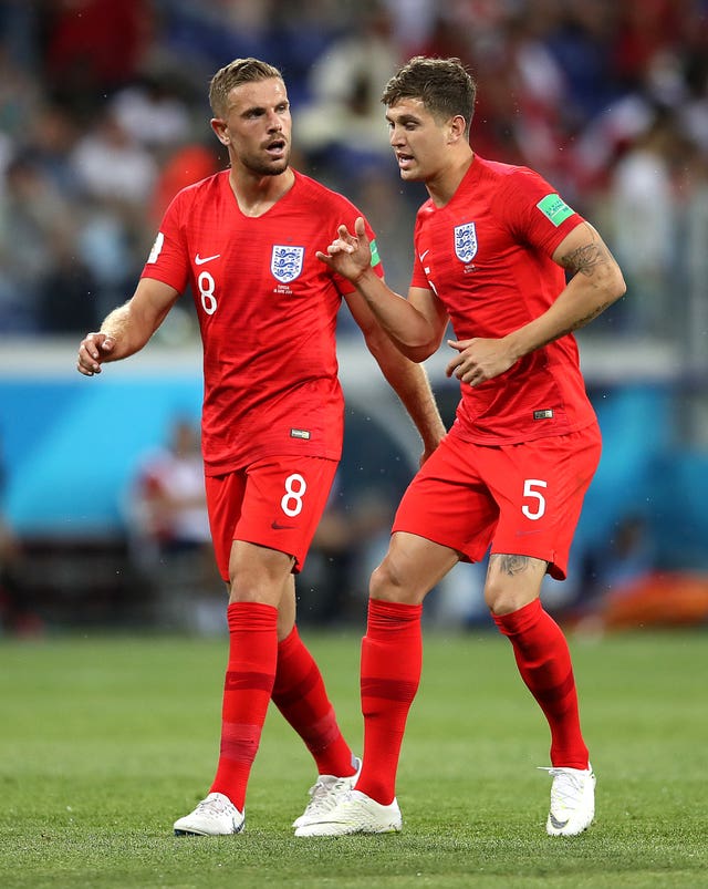 Jordan Henderson and John Stones
