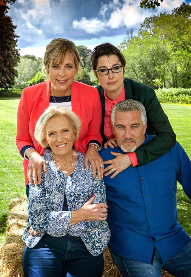 The former Bake Off presenter and judging line-up 