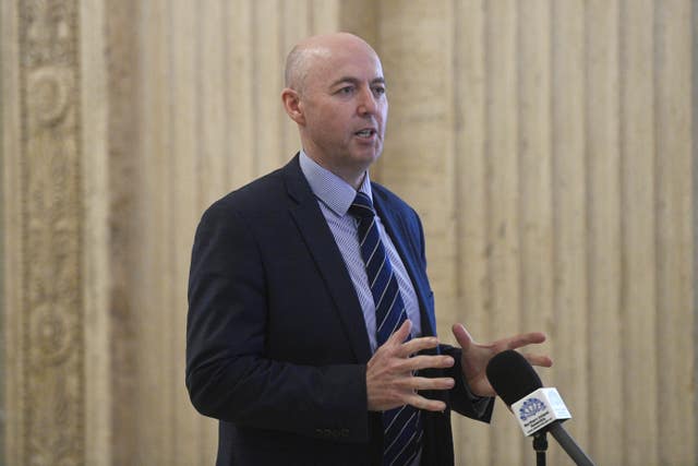 Ulster Unionist leader Jon Burrows