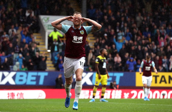 Ashley Barnes has returned to first-team training this week (Martin Rickett/PA)