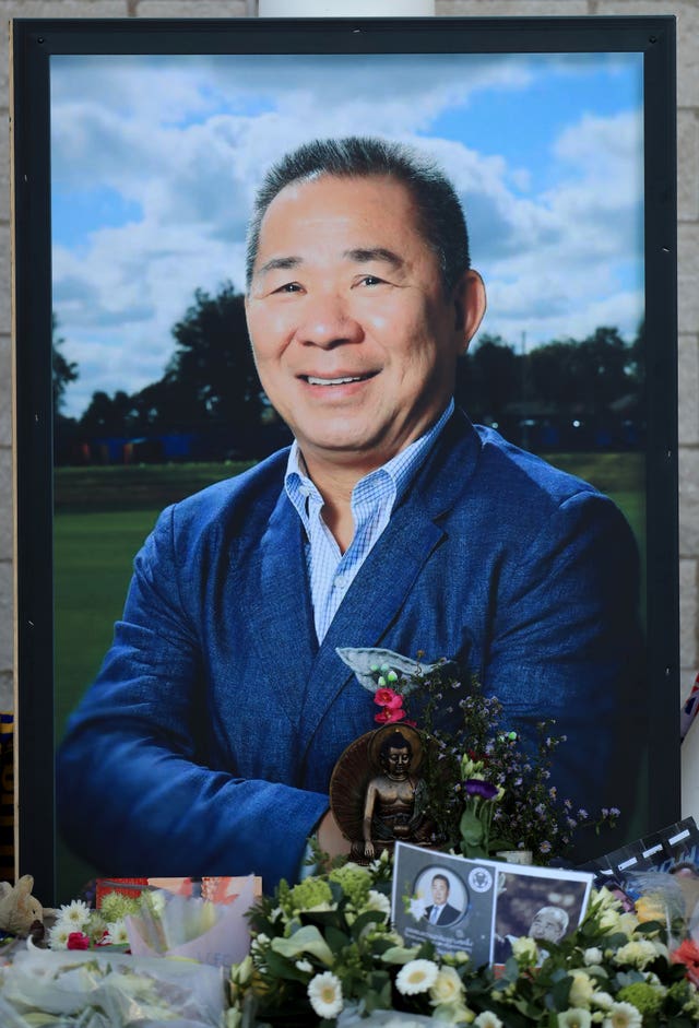 A portrait of Vichai Srivaddhanaprabha 