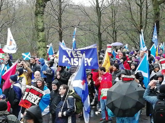 Scottish Independence march