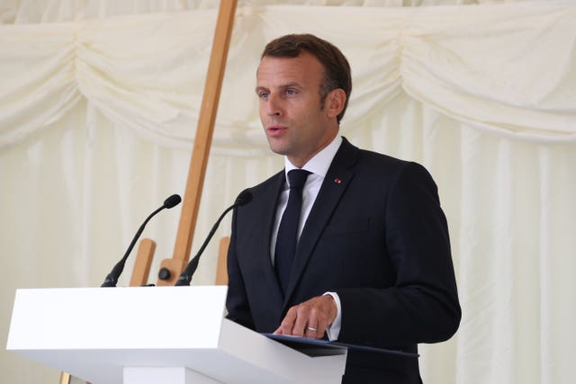 Emmanuel Macron visit to the UK