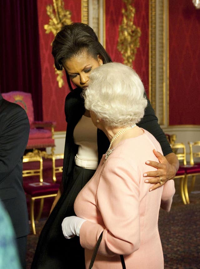The Queen and Mrs Obama