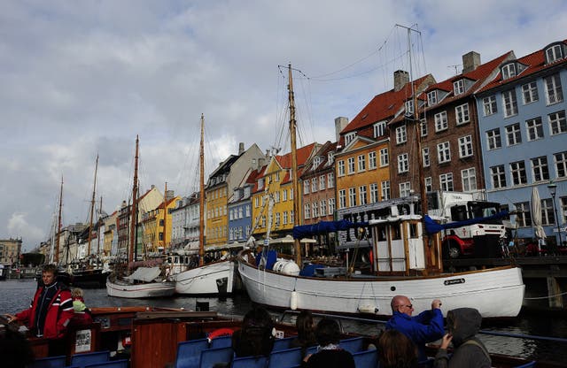 The Canals area of Copenhagen