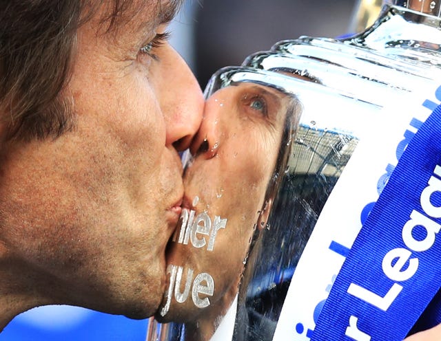 Antonio Conte won the Premier League title in his first season as Chelsea head coach