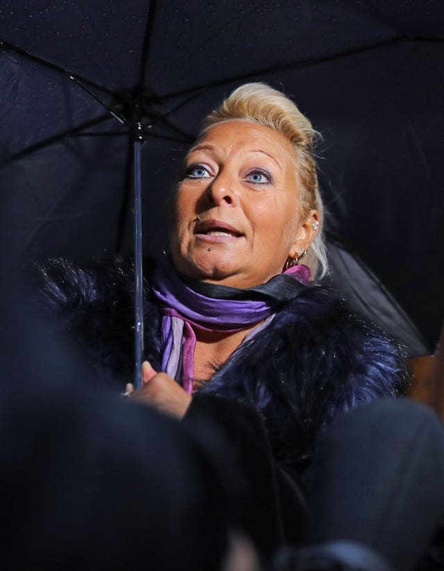 Harry Dunn’s mother Charlotte Charles (Aaron Chown/PA)