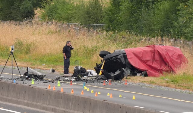 Crash on M9 in Co Kildare