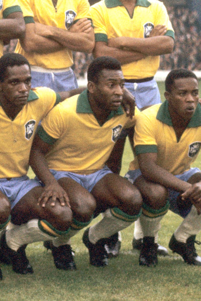 Pele during the 1966 World Cup in England