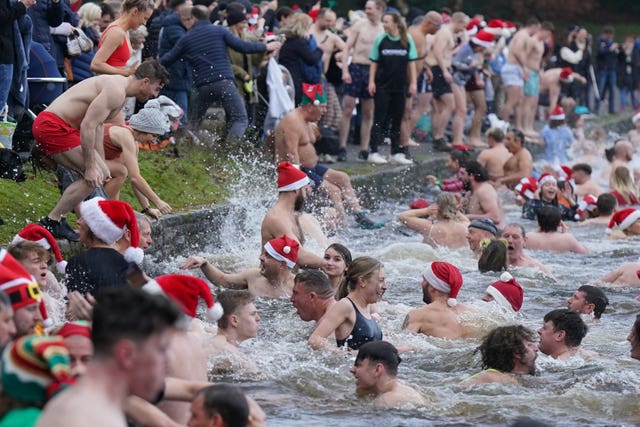Christmas Day swim 2022
