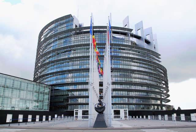 The European Parliament site in Strasbourg, France